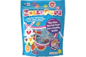 Zollipops - Easter Variety Pack - Clean Teeth Lollipops | Anti-Cavity, Sugar-Free Candy - Great for Healthy, Clean Teeth - Assorted, 3.1 oz Bag