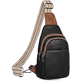SYTRAH Sling Bag for Women, Crossbody Bags Purse for Women Trendy Vegan Leather Fanny Pack with Adjustable Strap