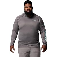 Columbia Men's PFG Solar Stream Hoodie - UPF 50 Sun Protection, Blue Echo - View #6