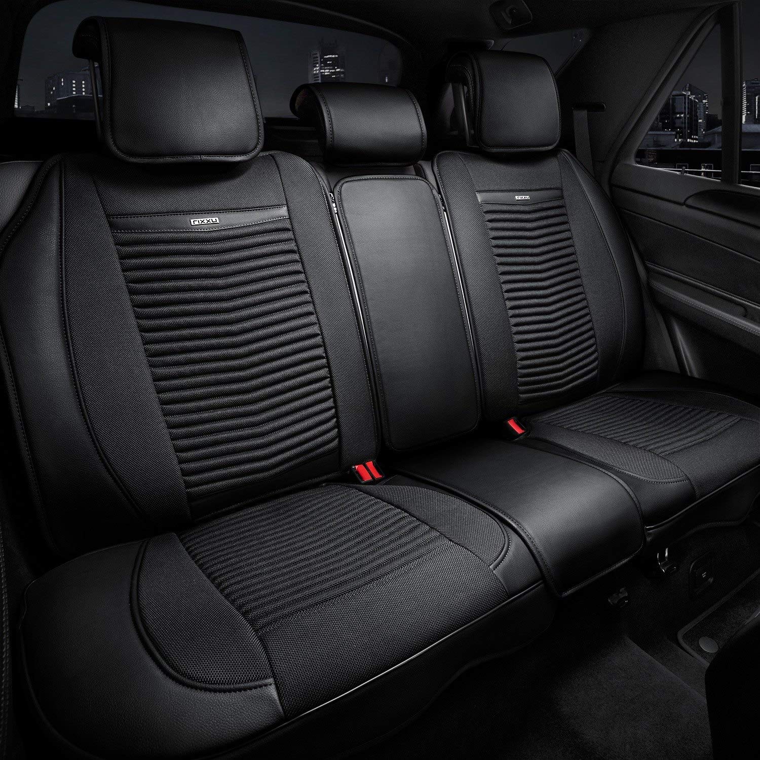 Rear Car Seat Covers Classic 2nd Row Bench Seat Cover Fit To Most Car Truck Suv Black Amazon In Car Motorbike