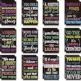 Outus 24 Pieces Mini Inspirational Notepads Motivational Small Pocket Journal Notebook Inspiring Note Pads Gift for School Office Travel Coworkers Supplies, 12 Styles (Classic Style)