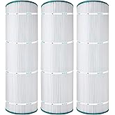 Hurricane Filters HF8417-01 3 Pack Advanced Pool Filter Cartridge - Replacement for PA175, Unicel C-8417, Filbur FC-1294, Hayward Star-Clear Plus C1750, C1900, Sta-RIte PXC-175