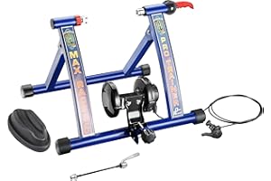 RAD CYCLE PRODUCTS Indoor Bike Trainer – Convert Mountain, Road, or Beach Bicycle into a Stationary Exercise Bike for Indoor Riding All Year Round by Bike Lane (Silver)