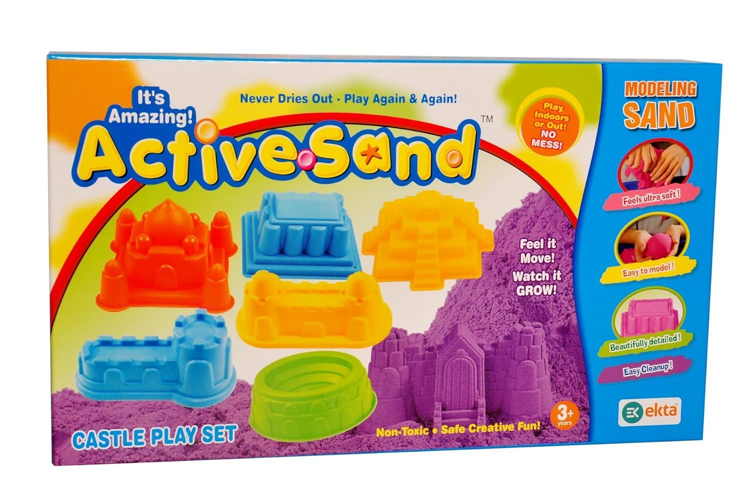ekta active sand castle playset