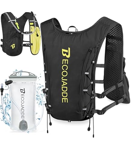 AONIJIE Hydration Backpack for Runners 10L Breathable Running Hydration Vest for Marathon Race, Hiking, Biking, Cycling (Blue, M) : Sports & Outdoors