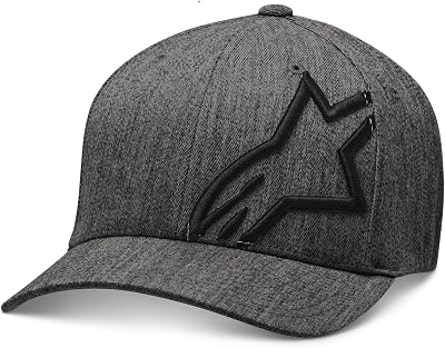 Alpinestar Corp Shift 2 Flexfit Cap, Homens, Cinzento (Dk Heather Gray/Preto), L/XL