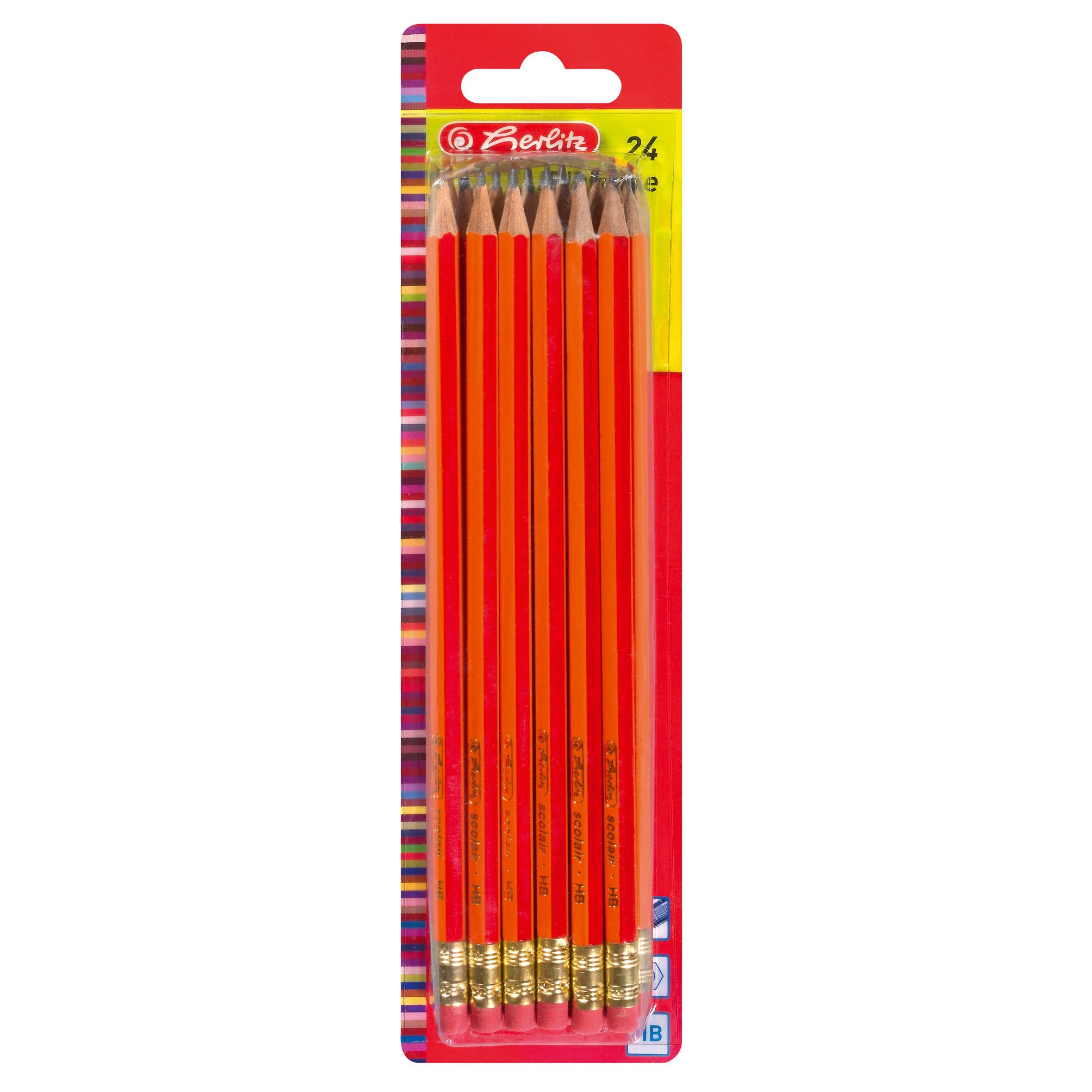 Herlitz Scolair FSC HB Pencils (24 Pieces)