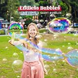JOYIN 24Pcs Big Outdoor Bubble Wands Set 53cm Giant Bubble Makers with Tray view 8