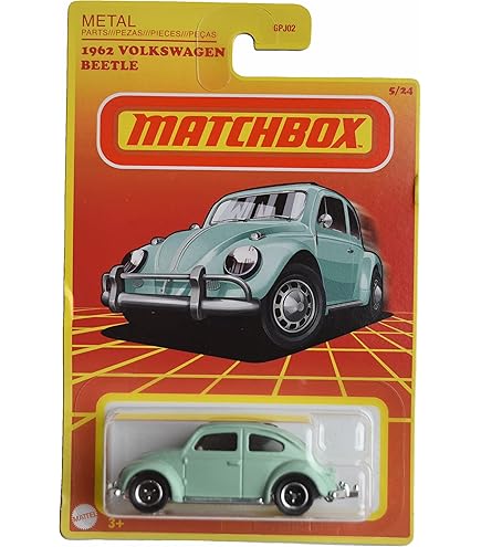 Matchbox 2022 - 1962 VOLKSWAGENs Beetle - Green - 93/100 : Amazon