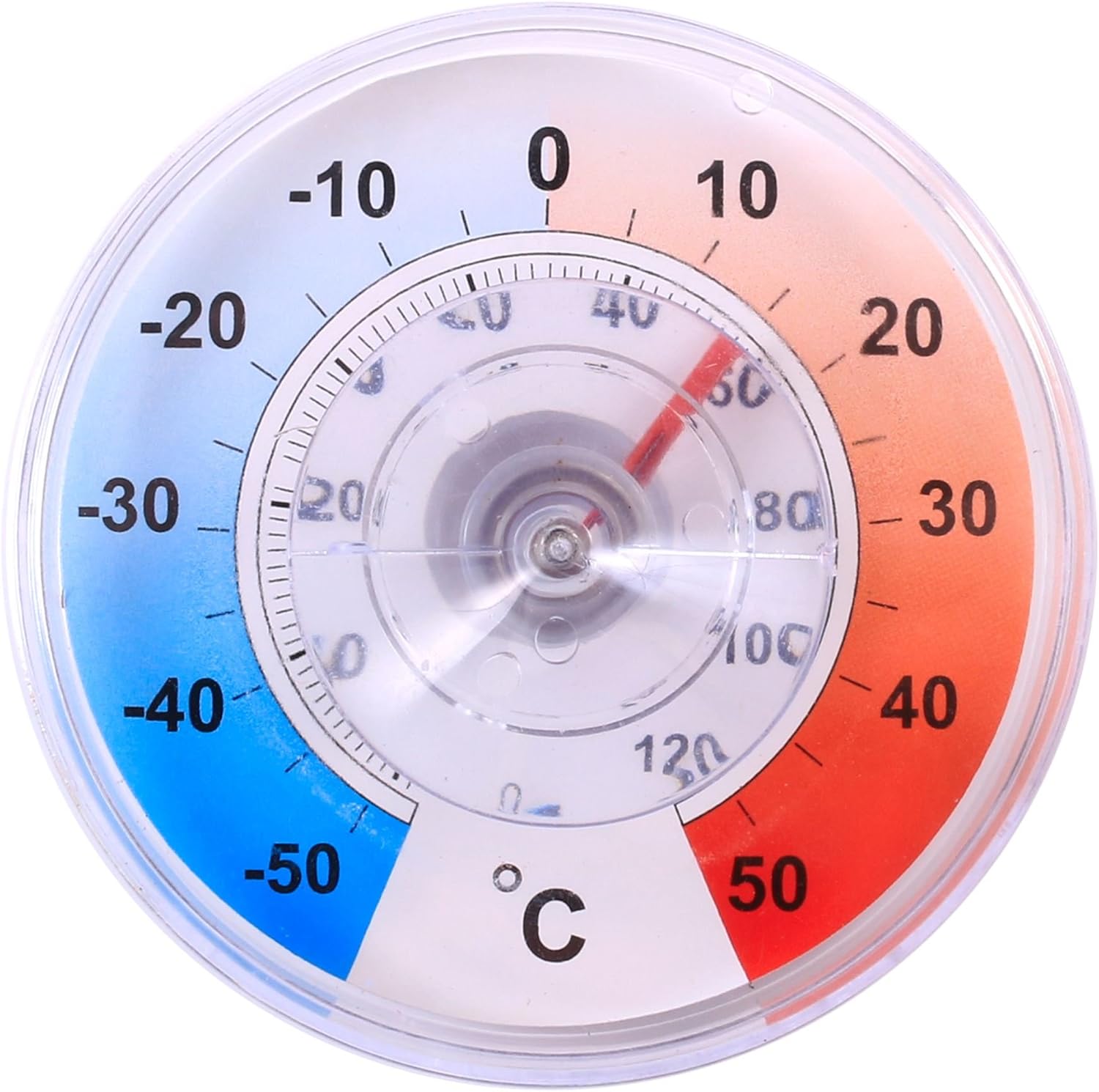 Reverse Outdoor Window Thermometer to Read Temperature from Inside
