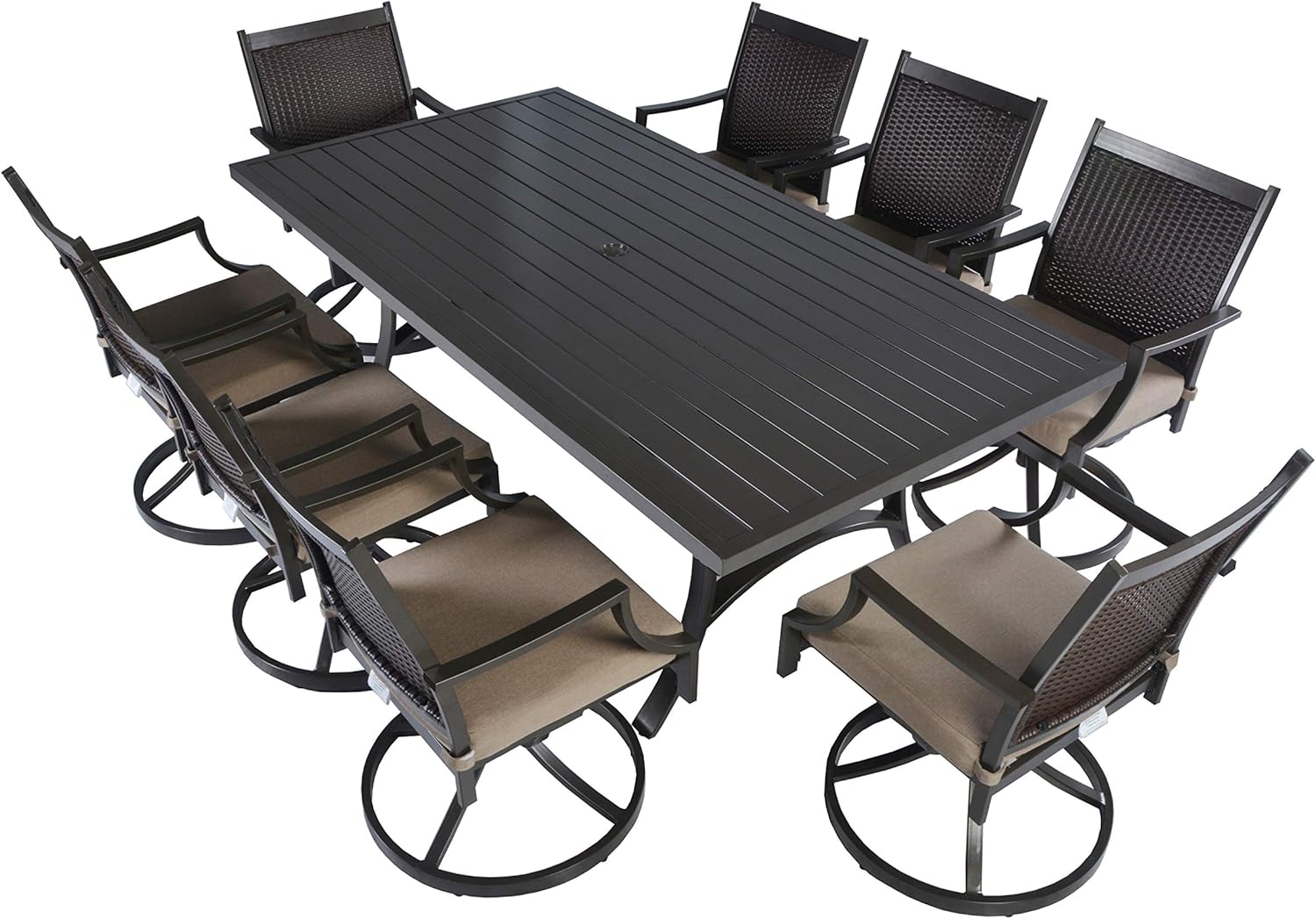 Best outdoor dining sets with swivel chairs