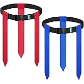 Hilhook Flag Football Belts, 2/10/20 Sets of Adjustable Flag Football Set with Flags for Kids Youth and Adults Training