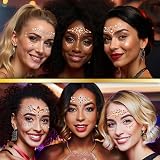 FaceGEM London 6 PCS Face Gems Adhesive Glitter Jewelry Sticker Z6ZAKMIX-C view 5