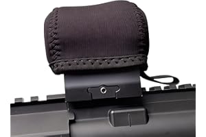 DAXISONN Romeo5 Red Dot Lens Cover - Black Neoprene Dust, Scratch, Shatter Protector Universal Fit for Sig Sauer Romeo5 & Sam