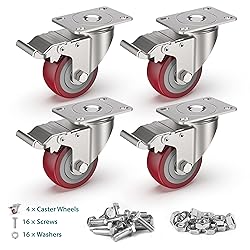 3 Inch Heavy Duty Plate Casters Swivel Caster
