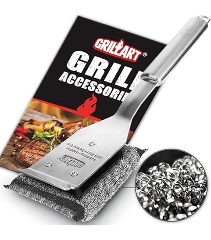 Char-Broil 140 533 Brosse De Nettoyage Premium 2-en-1 Cool-Clean Pour Barbecue