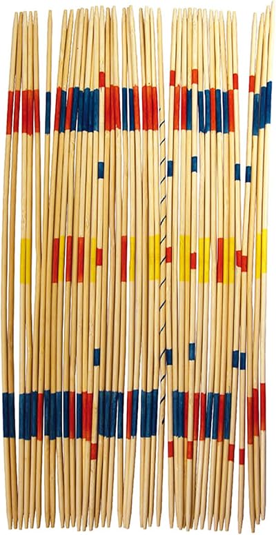 Mister Gadget Gigante Mikado Game 41pc Wooden Jumbo Pick Up Sticks 37.9cm
