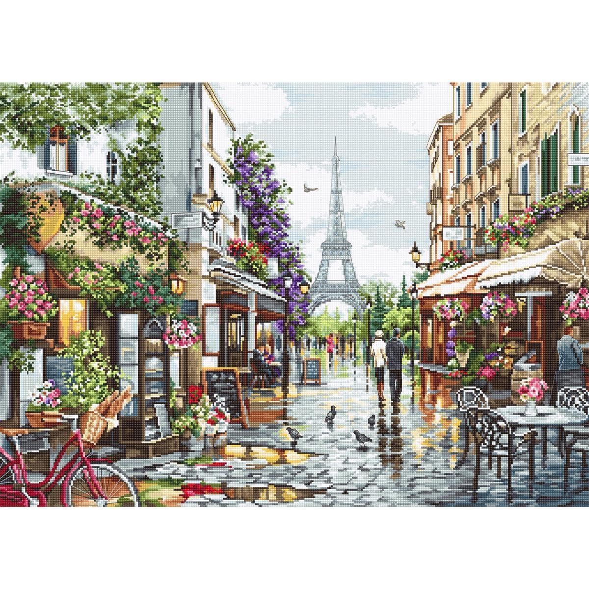 Luca-S B2365 Cross Stitch Set, Multi-Colour, 23.5 x 25 cm