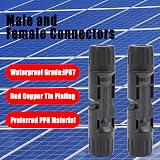 Kibon Solar Panel Connector 5 Pairs Female Male 30A 1000V IP67 Waterproof view 4