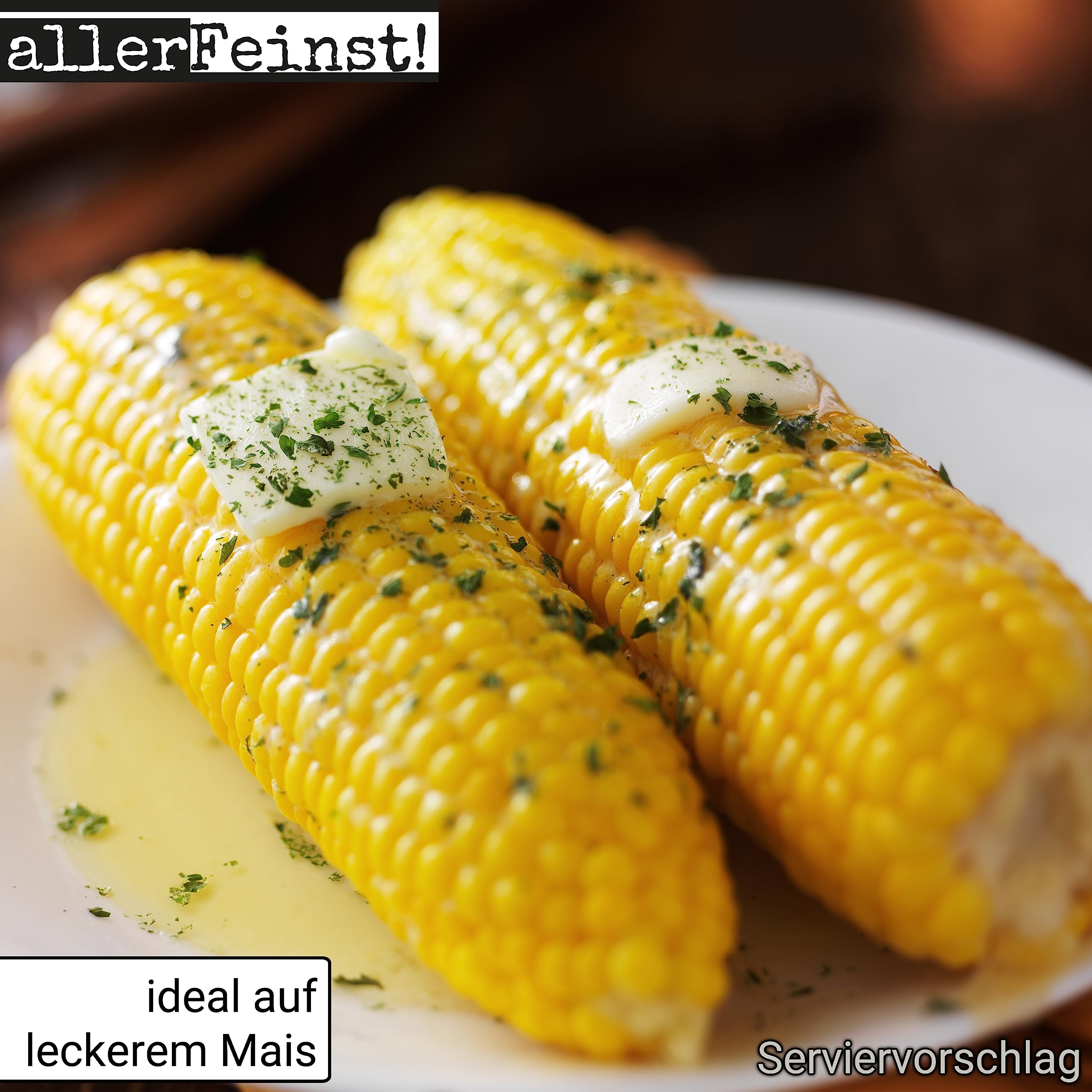 allerFeinst! - Premium Kräuterbutter Gewürz mit Röstzwiebeln - Gewürzzubereitung - für köstliche Kräuter Butter und mehr, 1er Pack (1 x 80g) 7