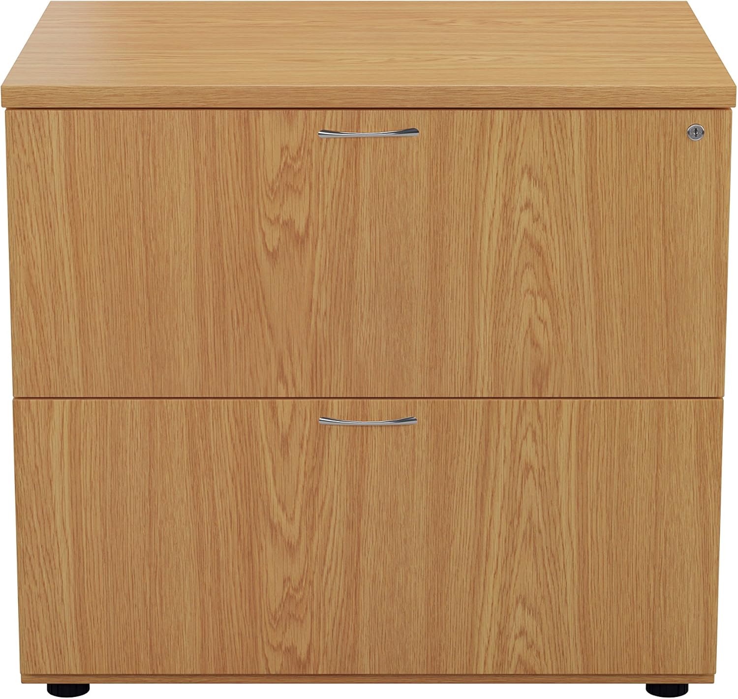 Office Hippo Pro Heavy Duty Desk High 2-Drawer Side Filer - Oak