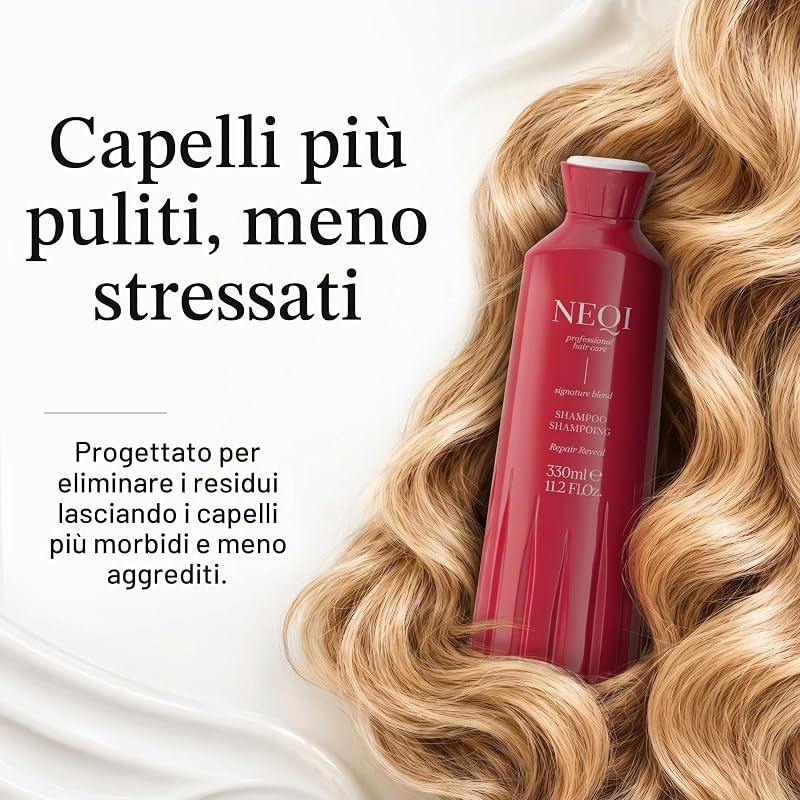 Shampoo senza Solfati Capelli Danneggiati Colorati Cheratina Vegano — foto 4 di 8