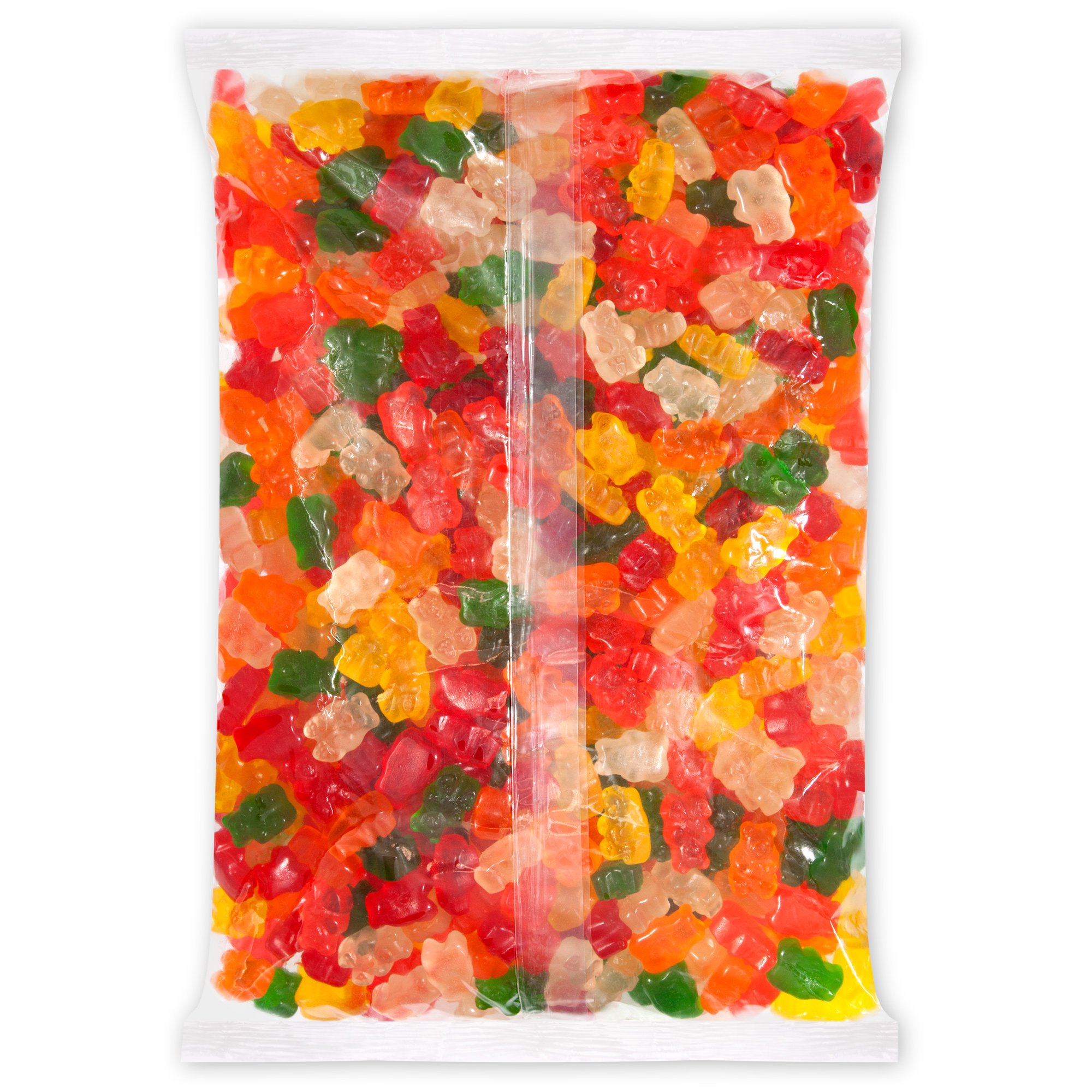 Albanese Confecetionery Sugar Free Assorted Fruit Gummi Bears, 5 Pound