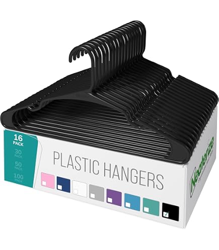 20pk IKEA Spruttig Hangers Flexible Sturdy Black For Sale