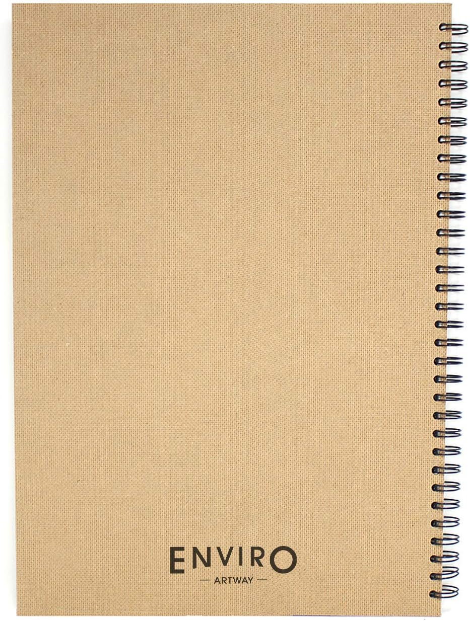 Artway Enviro, Spiral Bound A3 Sketchbook, Portrait, 70 Sides/35 Pages of Recycled 170gsm Drawing Paper - Image 4