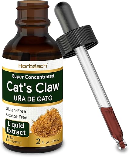 Amazon Com Cats Claw Tincture Alcohol Free 2 Oz Vegetarian Non Gmo Gluten Free Liquid Extract By Horbaach Health Personal Care