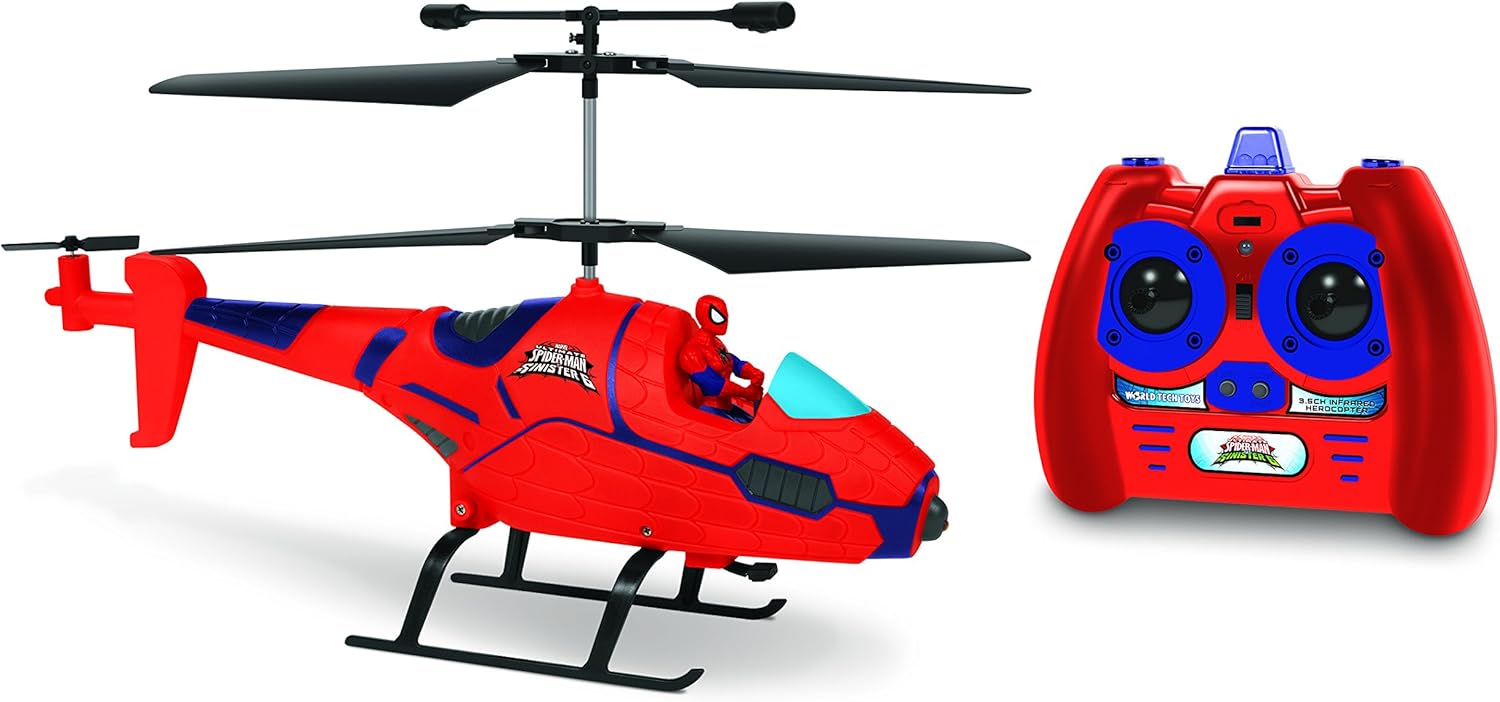 world tech toys spiderman helicopter