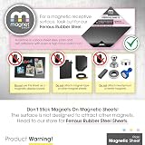 The Magnet Shop 10 x A4 0.85mm Plain Flexible Magnetic Sheets Strong Motorway view 8