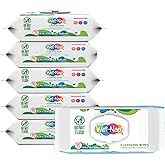 Wet Nap Hand & Face Cleansing Wipes | Disposable Plant-Based Wet Wipes | Gentle, Fragrance Free Formula for Sensitive Skin | Paraben-Free & Alcohol-Free | 90 Count (Pack of 6)