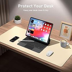 Aothia Leather Desk Pad Protector, Mouse