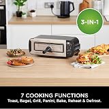 Ninja Foodi 3-in-1 Toaster Grill Panini Press Flip Design 7 Functions UK view 4