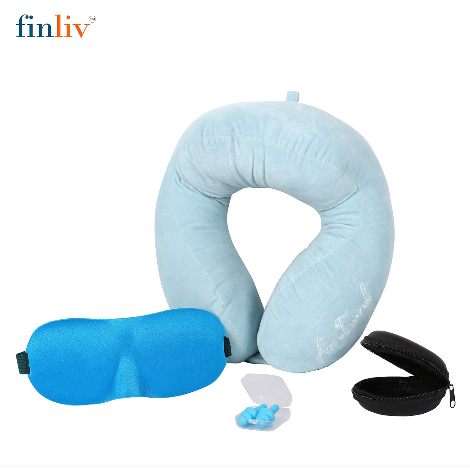 Buy Finliv Memory Foam Travel Pillow Neck Pillow Therapeutic