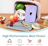 TOURIT Ice Packs for Lunch Bags Reusable Slim Long Lasting Cooler Pack view 3