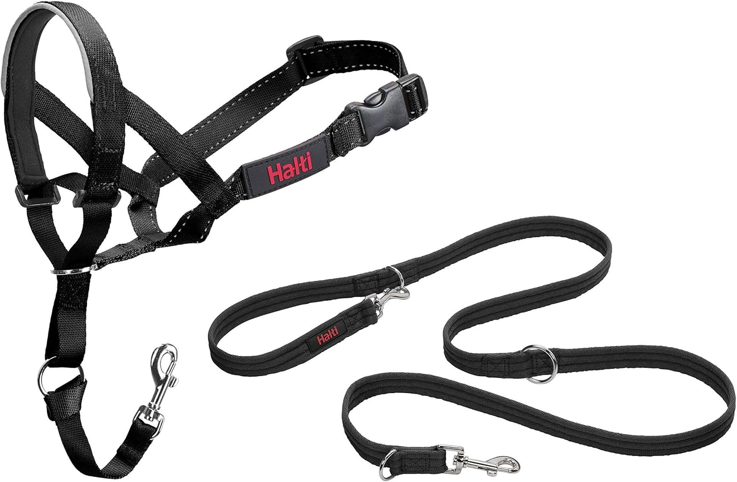 Halti Headcollar and Training Lead Combination Pack, Stop Dog Pulling