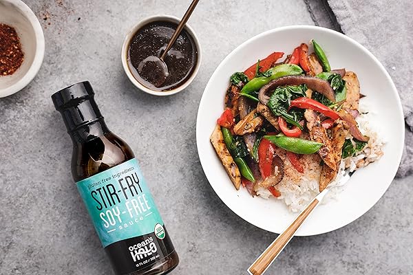 OCEAN’S HALO, ORGANIC SOY FREE STIR FRY SAUCE, 12 FL OZ