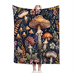 Mushroom Blanket Mushroom Throw Blanket Mushroom