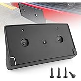RED WOLF Front License Plate Bracket Fit for 2019-2024 Dodge Ram 1500 Replace #68274215AE CH1068151 Pickup License Plate Holder Frame Car Accessories w/Screws