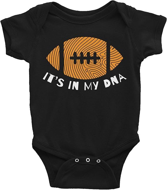 VinMea Baby Onesie Football Player DNA Baby Future Football Player