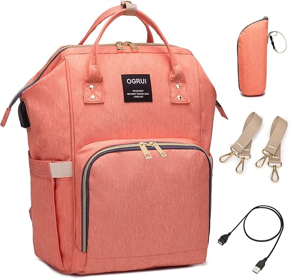 Zaino Mamma Multifunzione neonato Fasciatoio Bambino impermeabile,Zaino per  mamme,3 tasche isolanti bottiglia per Viaggiare mamma papà impermeabile e  multifunzionale Cambio del pannolino Borse fasciatoio berjaya.edu.my