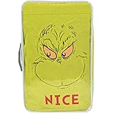 Department 56 Snowpinions Dr. Seuss The Grinch Naughty and Nice Family Oversize Throw Blanket, 120 by 70 Inch, Green