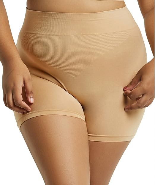 plus size high waisted boy shorts