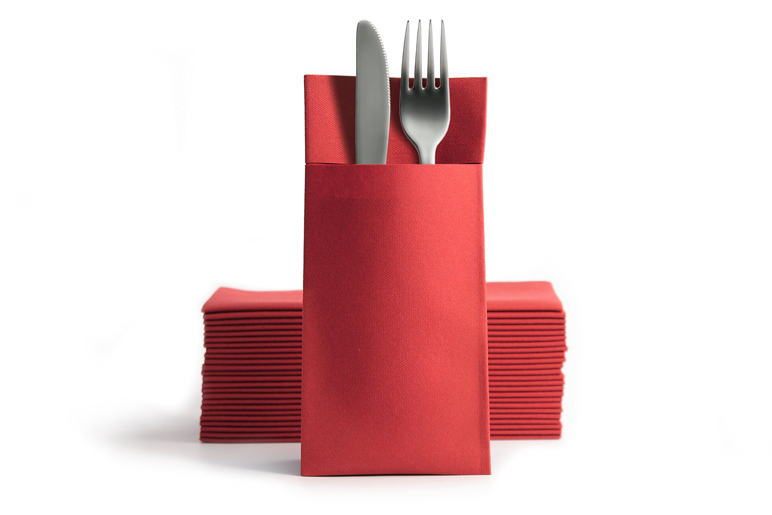 Alvotex Airlaid Cutlery Napkins 39 x 40 cm 50/1 - Red (048)