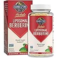 Garden of Life Liposomal Berberine and Chromium Picolinate for Already Healthy Blood Sugar, Glucose Metabolism and Cholesterol—Probiotics for Easy Digestion—Non GMO, Gluten Free, Kosher, 30 Servings