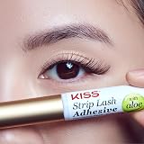 KISS 24 Hour Strip Eyelash Adhesive Clear - Latex Free Aloe Hypoallergenic view 2