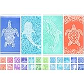 Widdonen Thin Turkish Beach Towel Lightweight Quick Dry Absorbent Cotton Bathroom Bath Pool Swim Towels Extra Large Oversized Sand Free Beach Accessories Essentials Cloud Gifts for Adult
