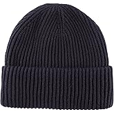 Home Prefer Mens Winter Hat Rib Knit Beanie Hat for Men Women Warm Cuff Beanie for Running Cycling Snow Ski Beanie